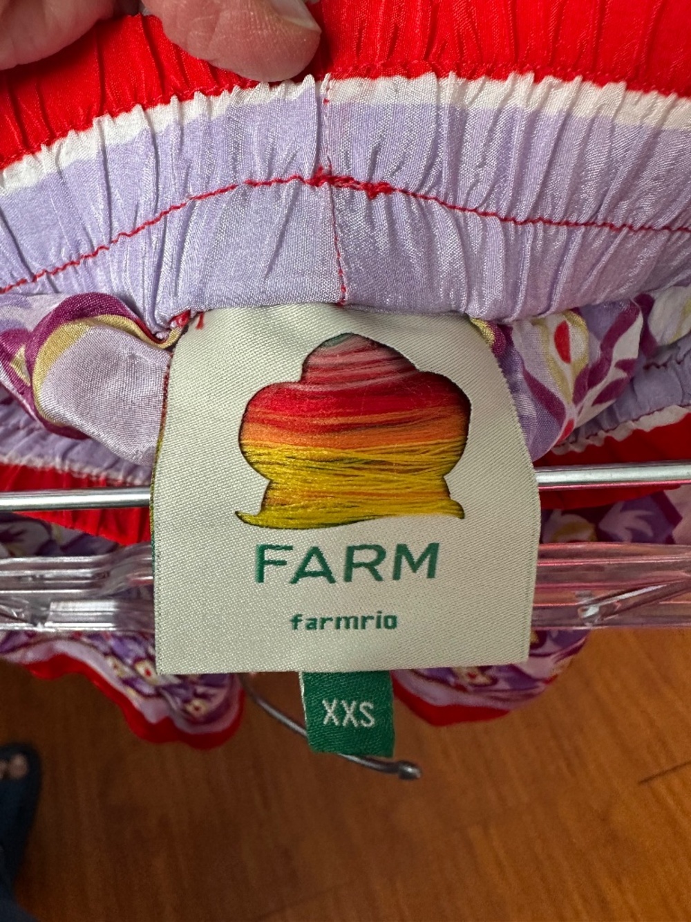 Farm Rio Pineapple Scarf Shorts Size XXS - Picture 10 of 12